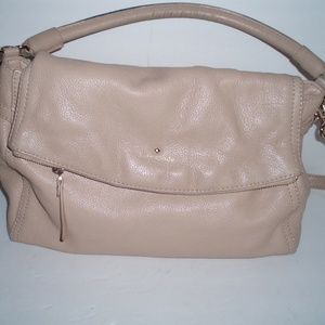 kate spade Beige Blush Leather Hobo/Shoulder Bag